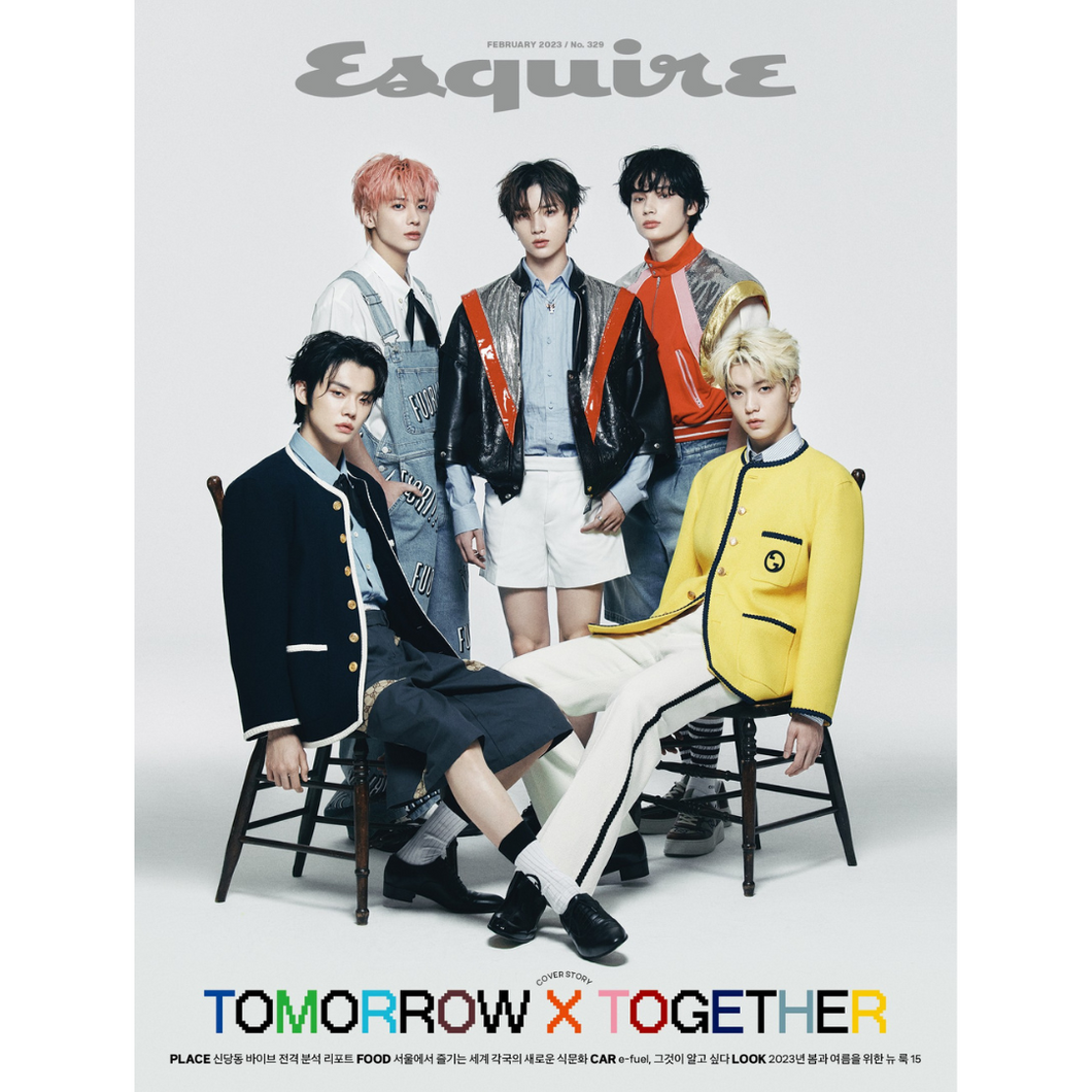 TXT Esquire Cover February 2023 Magazine all cover members for sale. Buy from a huge collection of albums & official merch at the best online kpop store marketplace in Manchester UK. Our shop sells Bangtan Boys BT21 TXT ENHYPEN & Stray Kids. Korean charts. Selling TOMORROW X TOGETHER TEMPTATION comeback Album with gift