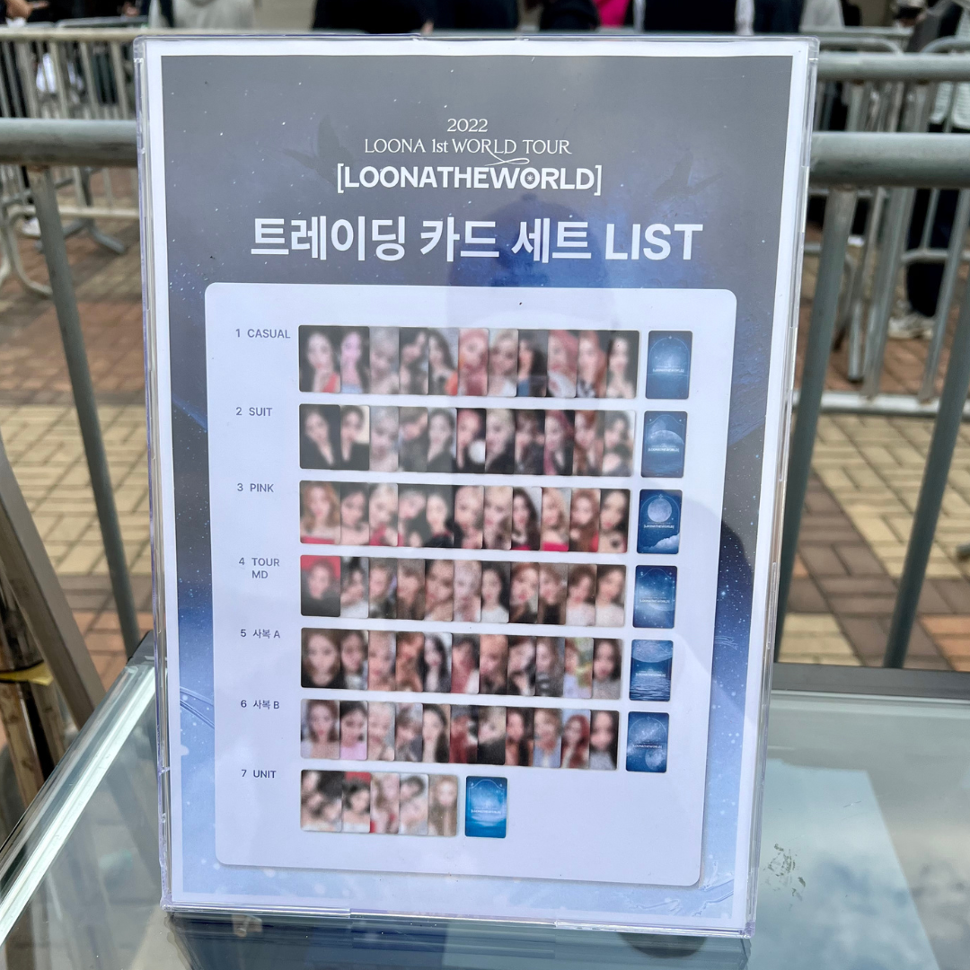 LOONA Tour LOONATHEWORLD SEOUL Trading Photo Cards | UK Kpop Store