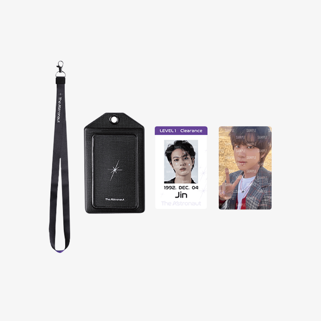 ID Card Holder Set - BTS Jin The Astronaut | UK Kpop Album Store