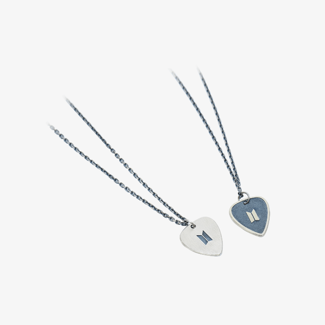 BTS SUGA Guitar Pick Necklace ARTIST-MADE | UK Kpop Shop