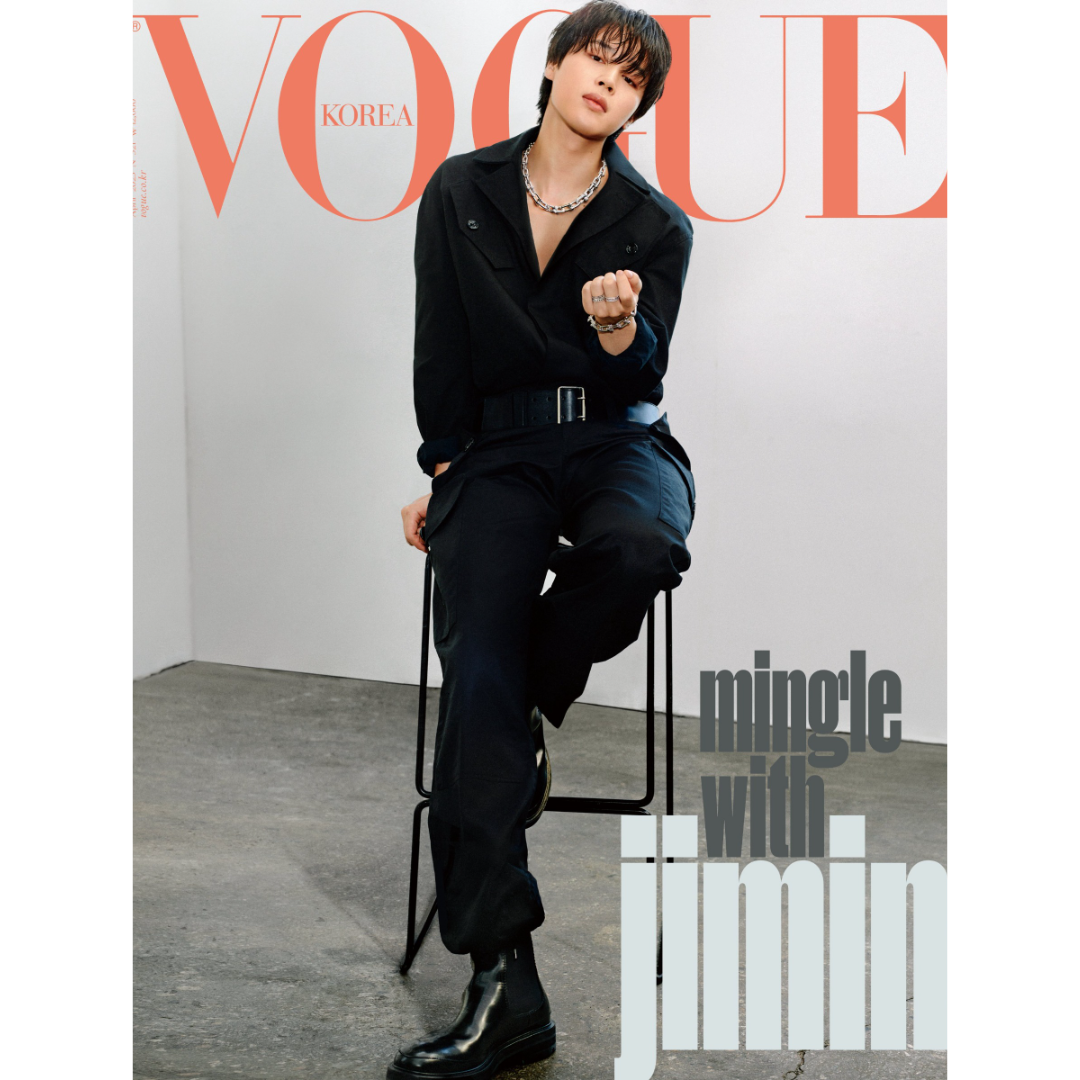 Jimin (BTS) Vogue Korea April 2023 Magazine for sale. Buy from a huge collection of albums & official merch at the best online kpop store marketplace in Manchester UK. Our shop sells Bangtan Boys BT21 TXT ENHYPEN & Stray Kids. Korean charts. Pre-order FACE Solo Album debut by Park Jimin with Weverse photocard POB gift.