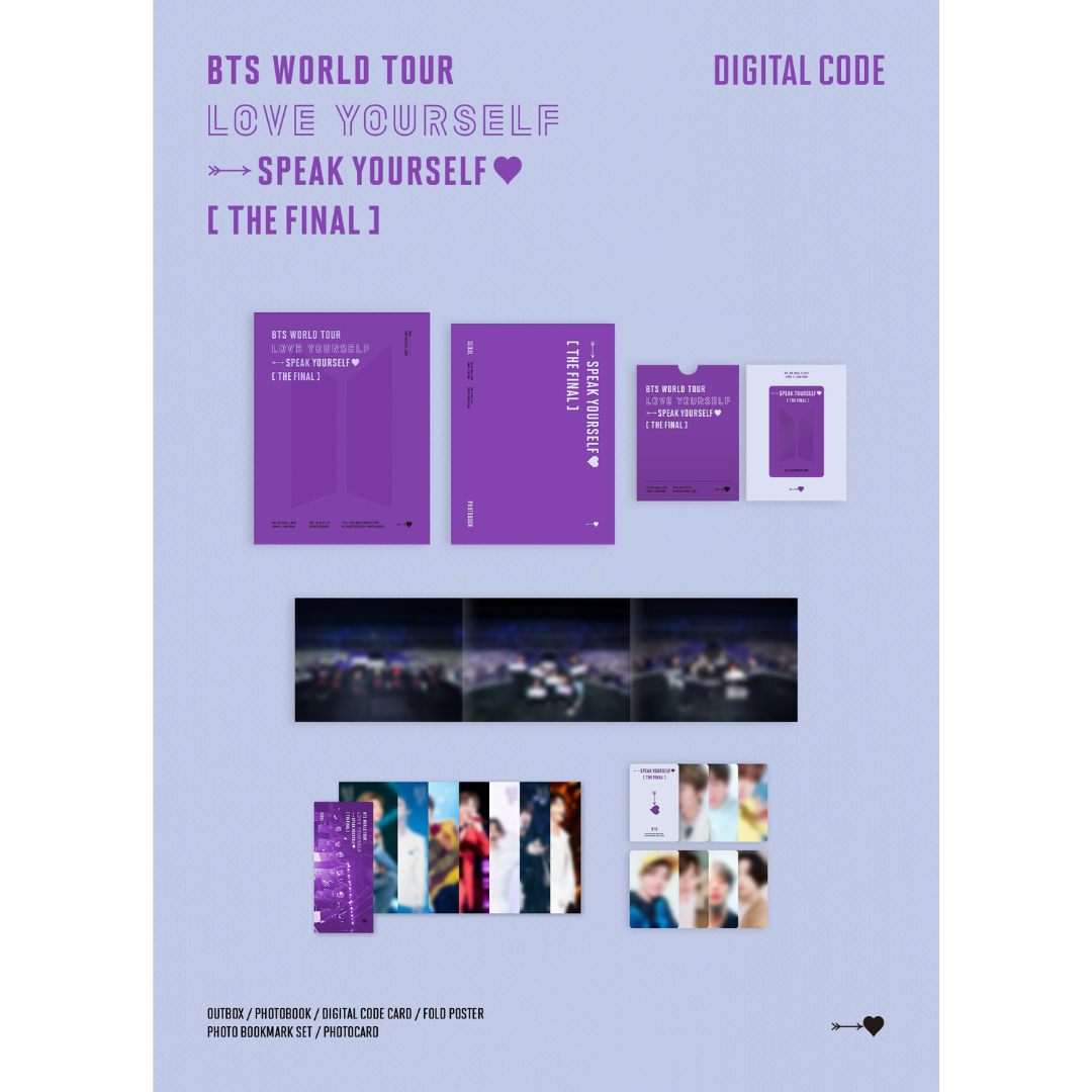 BTS LOVE YOURSELF SPEAK YOURSELF THE FINAL DIGITAL CODE | UK Kpop BTS LOVE YOURSELF SPEAK YOURSELF THE FINAL DIGITAL CODE | UK Kpop
