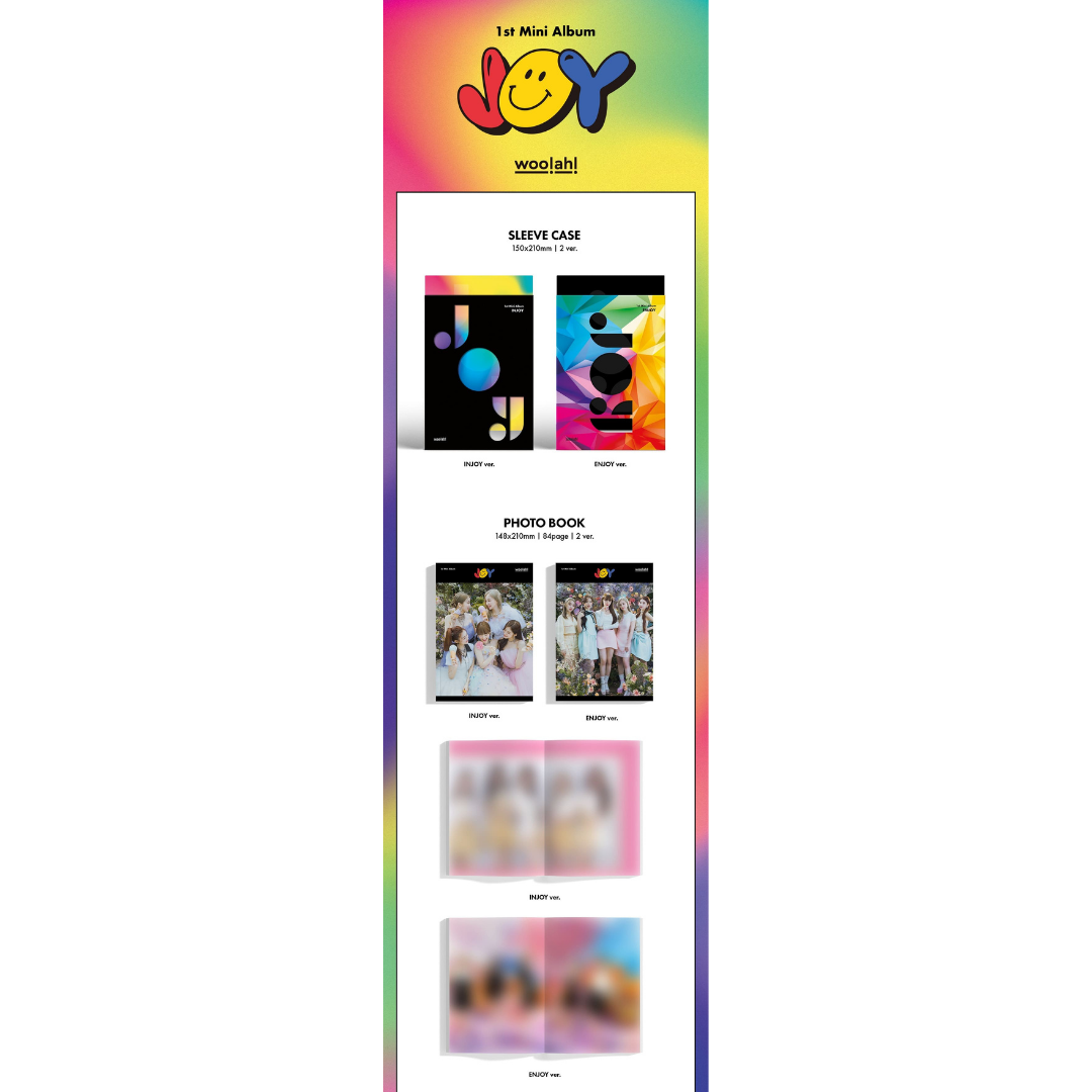 UK Free shipping for Woo!Ah! JOY. All versions available with Weverse pre-order benefit POB photocards. Buy from a huge collection of official merch at the best online kpop store marketplace in Manchester UK Europe. Our shop stocks BTS BT21 Enhyphen TXT Blackpink. Album sales count towards GAON & Hanteo Korean charts.