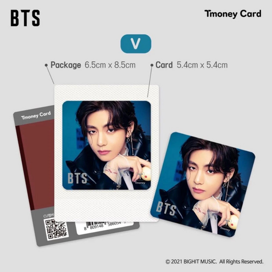 Official BTS Tmoney Butter Card (Limited Edition) V transportation photocard from CU Korea! Buy from a huge collection of kpop albums & official merch at the best online kpop shop marketplace in Manchester UK Europe. Selling Bangtan Boys 2022 comeback Yet To Come. Cheap kpop albums.