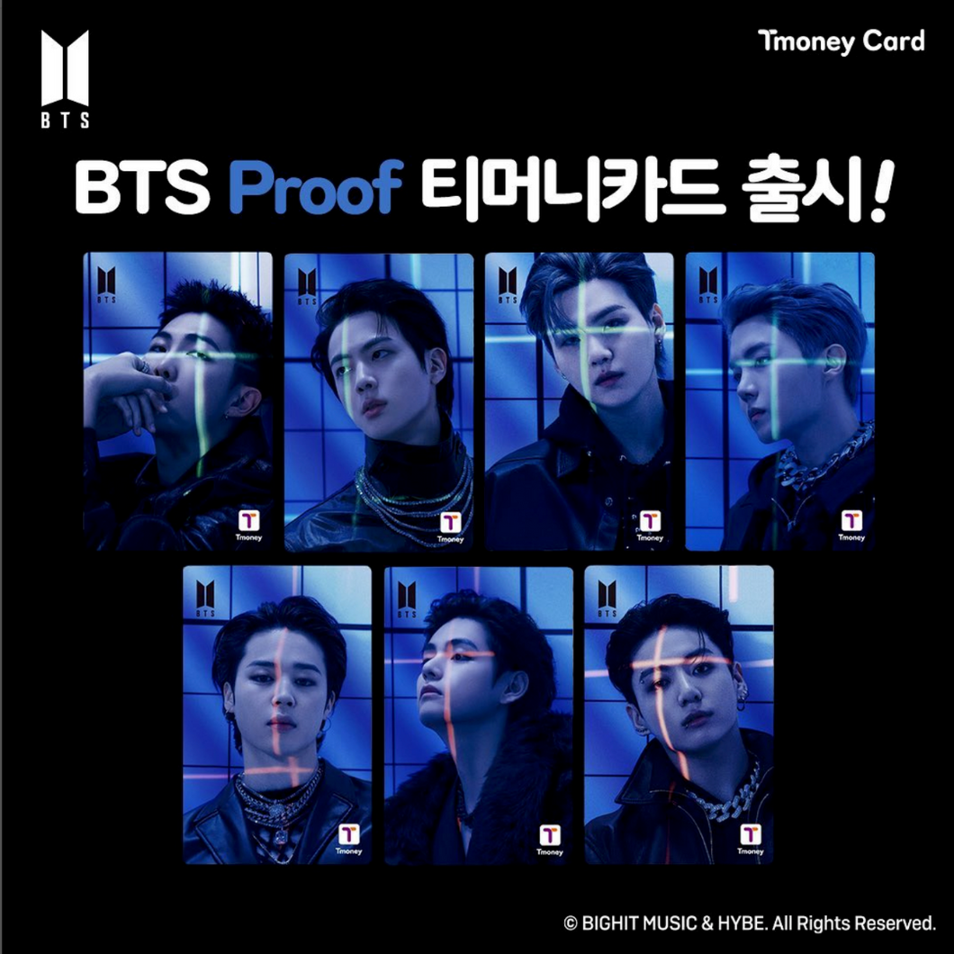 BTS Tmoney Proof Cards | UK Kpop Store