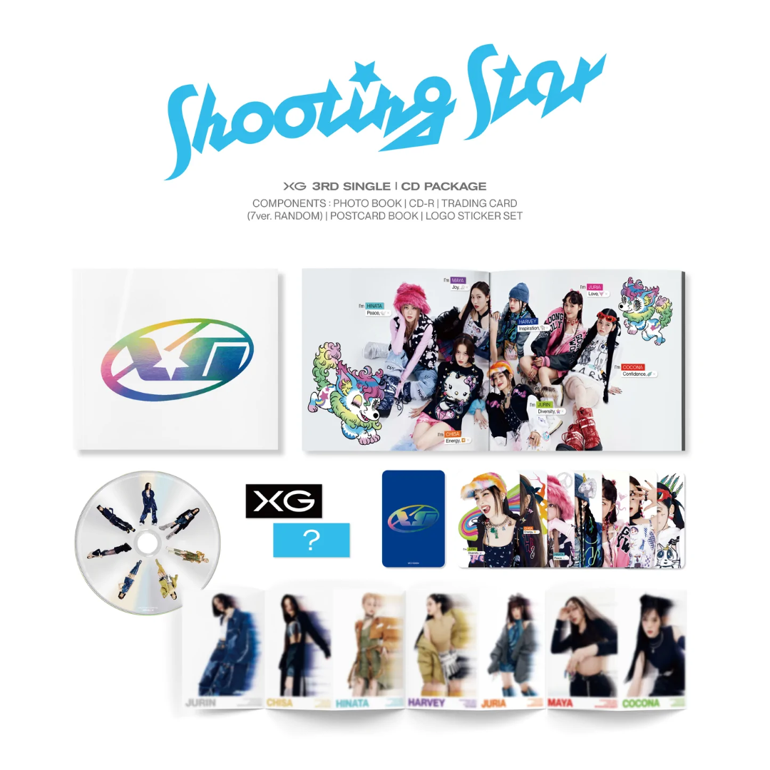 XG SHOOTING STAR CD Box トレカ無し XG SHOOTING STAR CD BOX Album | UK FREE SHIPPING | Kpop Shop