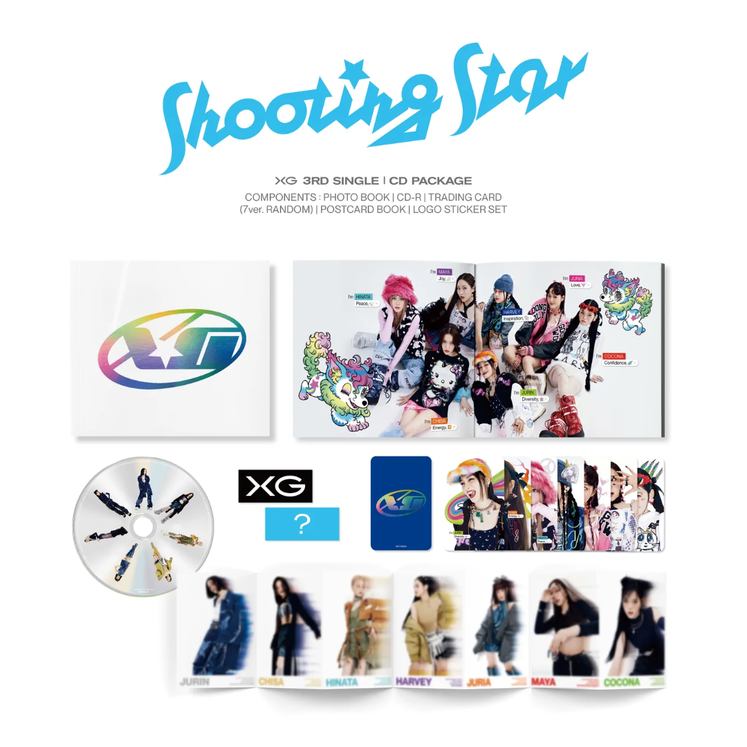 XG SHOOTING STAR CD BOX Album | UK FREE SHIPPING | Kpop Shop