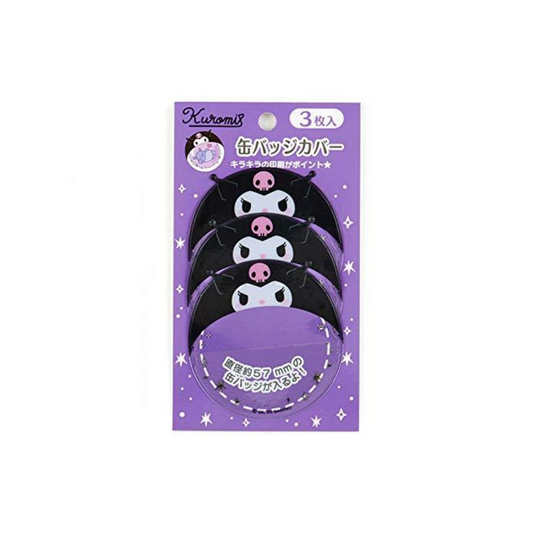 Official Sanrio Kuromi Can Badge Covers