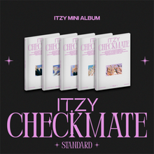 Load image into Gallery viewer, UK Free shipping for ITZY comeback brand new album ITZY CHECKMATE. All versions with pre-order benefit POB photocards available. Buy from a huge collection of official merch at the best online kpop store marketplace in Manchester UK Europe. Our shop stocks BTS BT21 Enhyphen TXT Blackpink. GAON &amp; Hanteo Korean charts.
