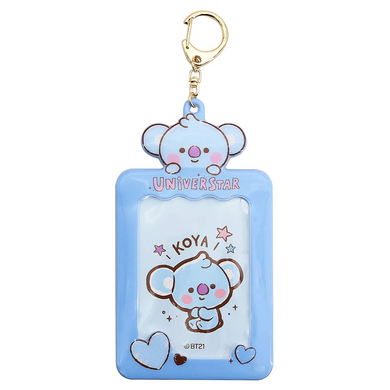 Official BT21 Koya Photocard Keychain Holder kpop album UK