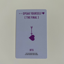 Load image into Gallery viewer, BTS LOVE YOURSELF : SPEAK YOURSELF [THE FINAL] DVD RM Photocard UK Kpop Shop Kim namjoon PC
