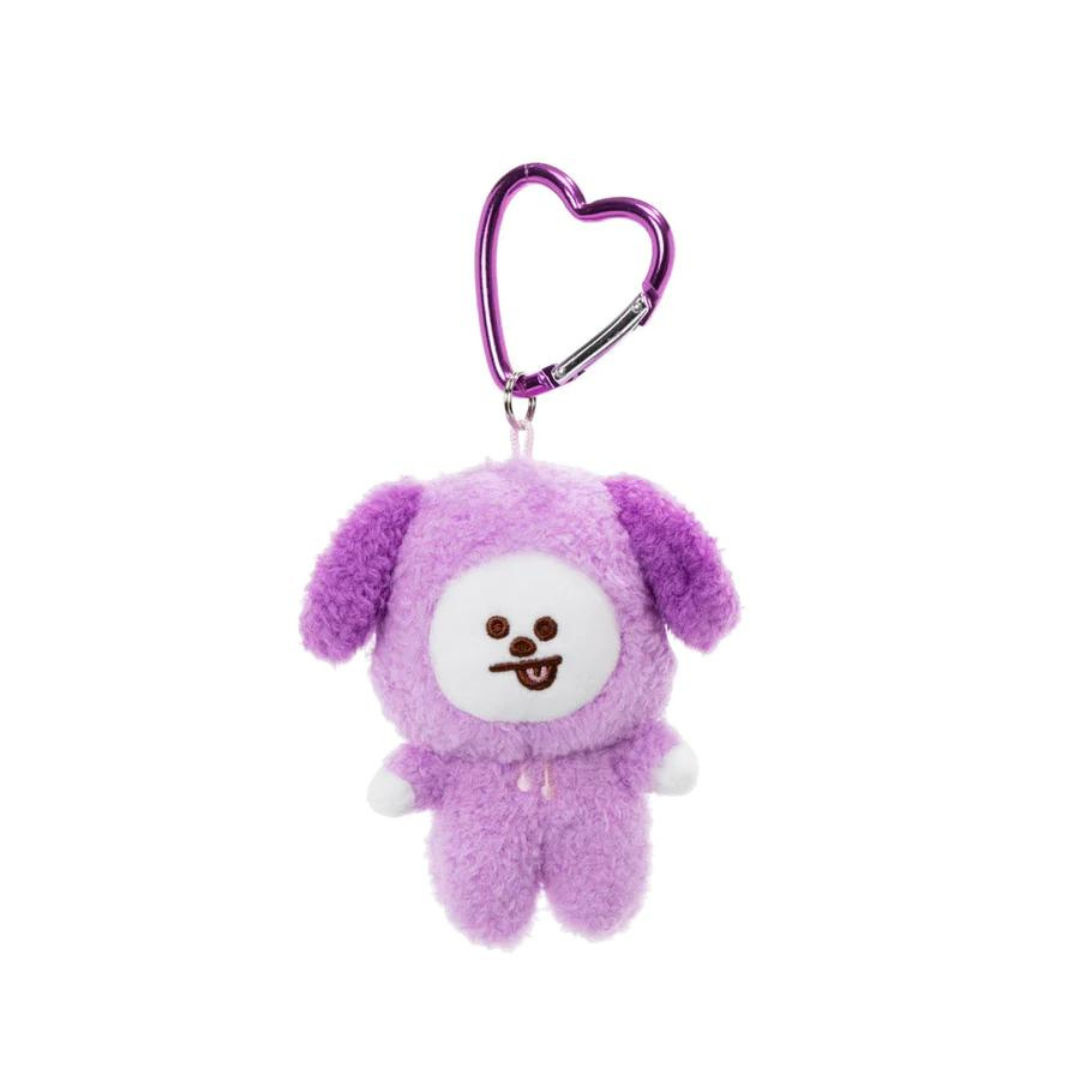 BT21 Official Chimmy Purple Keyring Plush | UK Kpop Album Store