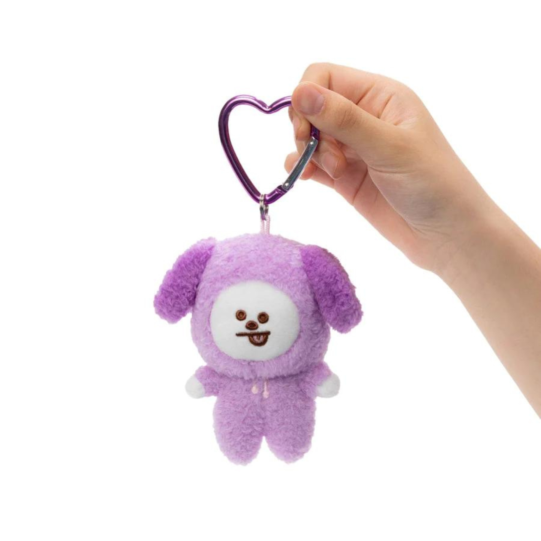 BT21 Official Chimmy Purple Keyring Plush | UK Kpop Album Store