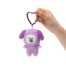 Load image into Gallery viewer, BT21 Official Chimmy Purple Keyring Plush | UK Kpop Album Store
