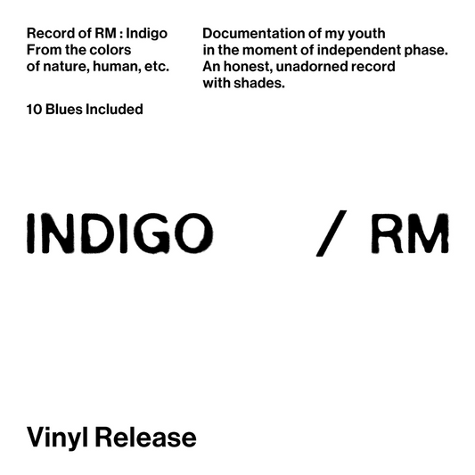 BTS RM Indigo LP Vinyl Pre-order