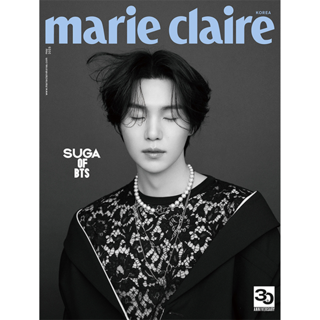 SUGA BTS Marie Claire May 2023 Magazine Cover Pre-order | UK Kpop Shop ...
